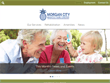 Tablet Screenshot of morgancityhealthcare.com